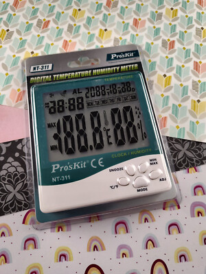 Pro'sKit NT-311 Digital Temperature/Humidity Meter NEW