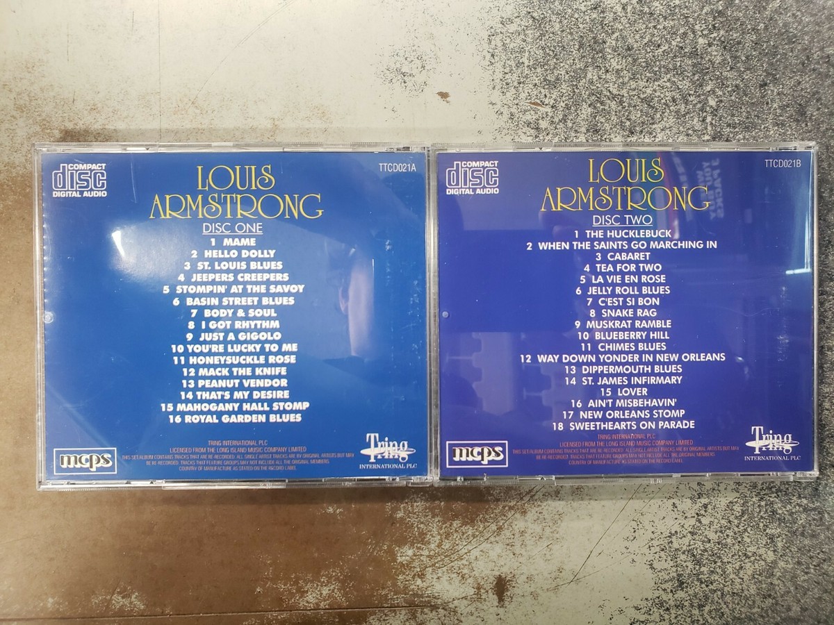 Louis Armstrong Hello Dolly 2 CD Disc Set | eBay