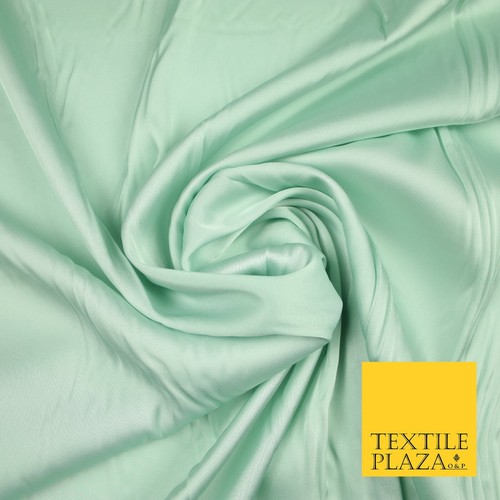 OVER 80 COLOURS Fine Silky Smooth Liquid Sateen Satin Dress Fabric Drape Lining - Picture 45 of 155