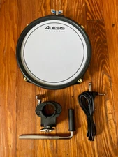 Alesis 8" Mesh Drum Pad (Black) w/Clamp & Cable NEW DM10 Command Surge SE 2 Zone