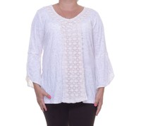 Style & Co. Women's Textured Lace-front Top Size Xl on sale Style & Co. Women's Textured Lace-front Top Size Xl on sale