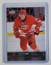 Keegan Lowe Young Guns 2015-16 Upper Deck Series One Hockey NHL Rookie Card #246