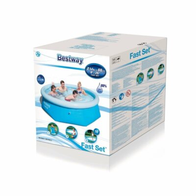 Bestway,Fast Set Family Swimming Pool Outdoor Garden Patio Pool