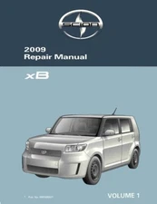 2009 SCION xB Shop Service Repair Manual Volume 1 Only