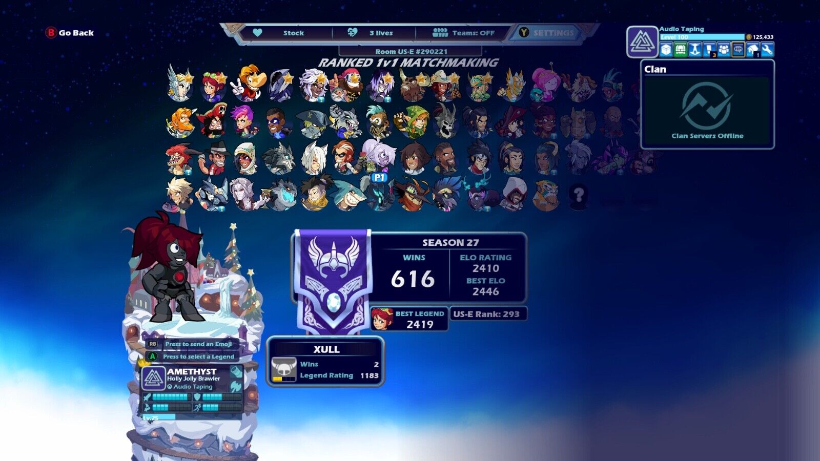 Brawlhalla Elo Boosting: Platinum - Steam (PC) Only - Read description