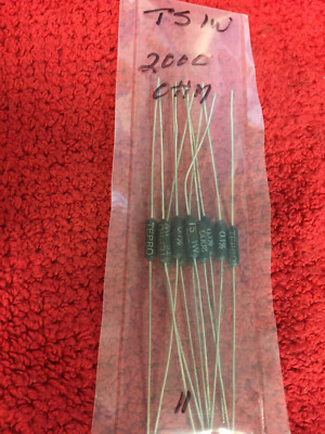 TS 1W TEPRO 1% RESISTORS 2000 OHM 1 WATT 11 PCS NOS