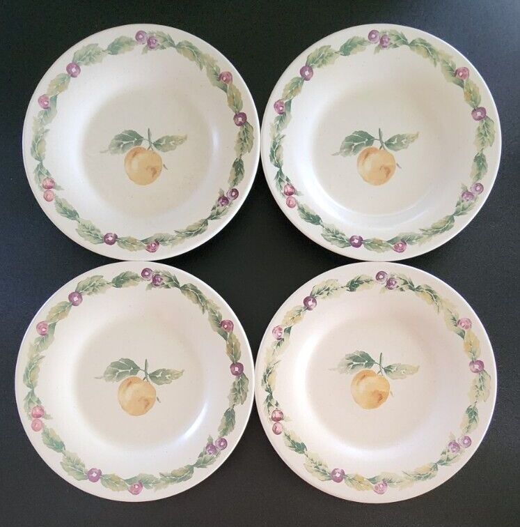 Pfaltzgraff Jamberry USA 8” Salad Plates Set Of