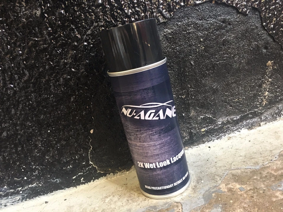 Aerosol 2k/2 Pack Wet Look Clear Lacquer Fan Spray Hi Build Hi Gloss 1x 400ml