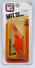 Luhr Jensen Hot Shot Sz 30 Flo Red Fire Fishing Lure New Vintage USA Made #913