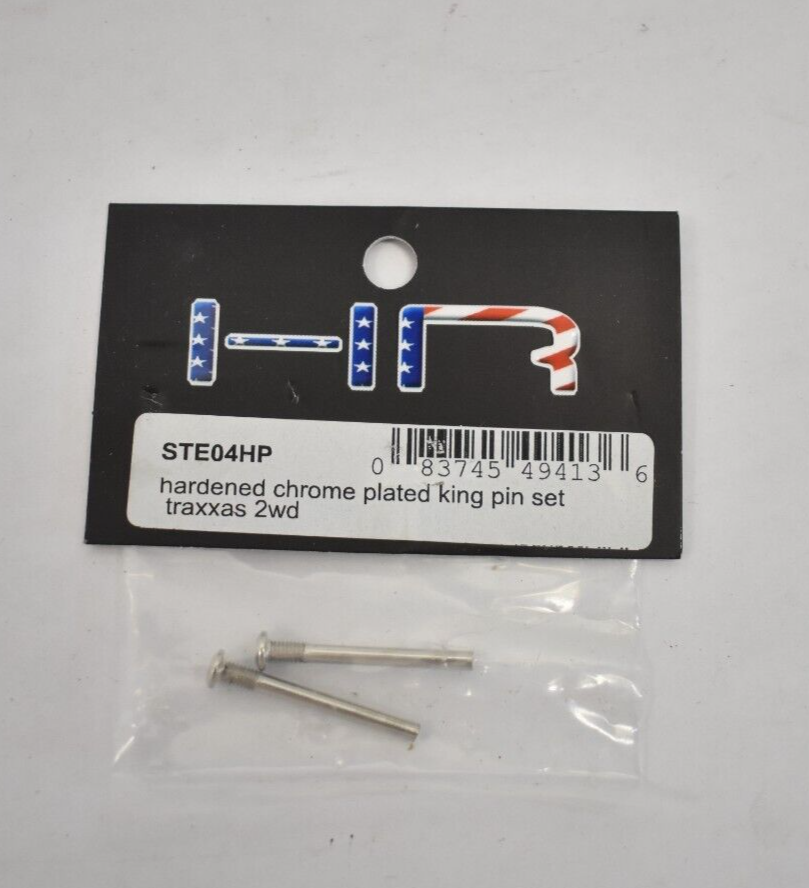 Hot Racing Hardened Chrome Plated King Pin Set 2 Piece Kit For Traxxas 2WD