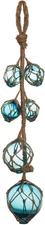 Glass Fishing Floats | Aqua Japanese Glass Floats Strand 2"-4" | Nautical Rope B