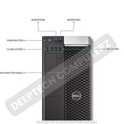 Dell Precision 5810 Xeon E5-1630 V4 64GB RAM 2TB SSD Workstation