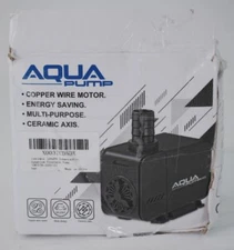 Aqua High Efficiency 20W Silent Mini Submersible Aquarium Water Pump 400Gal