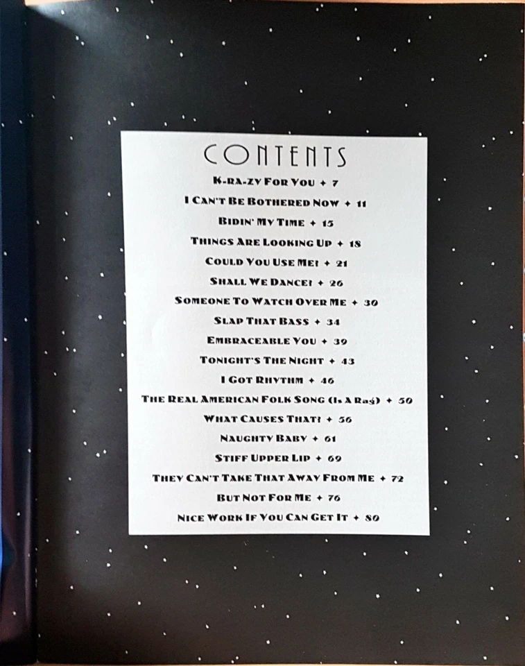 Crazy For You The Musical Comedy Vocal Piano Sheet Music Book By Warner Bros - Image 2 of 4