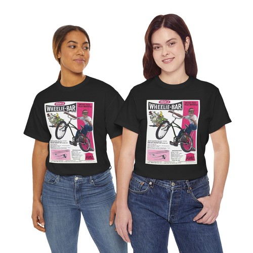 Retro WHAM-O WHEELIE-BAR FOR DRAG BIKE PRINT AD T-Shirt, Vintage Drag Bike Tee, - Picture 13 of 121