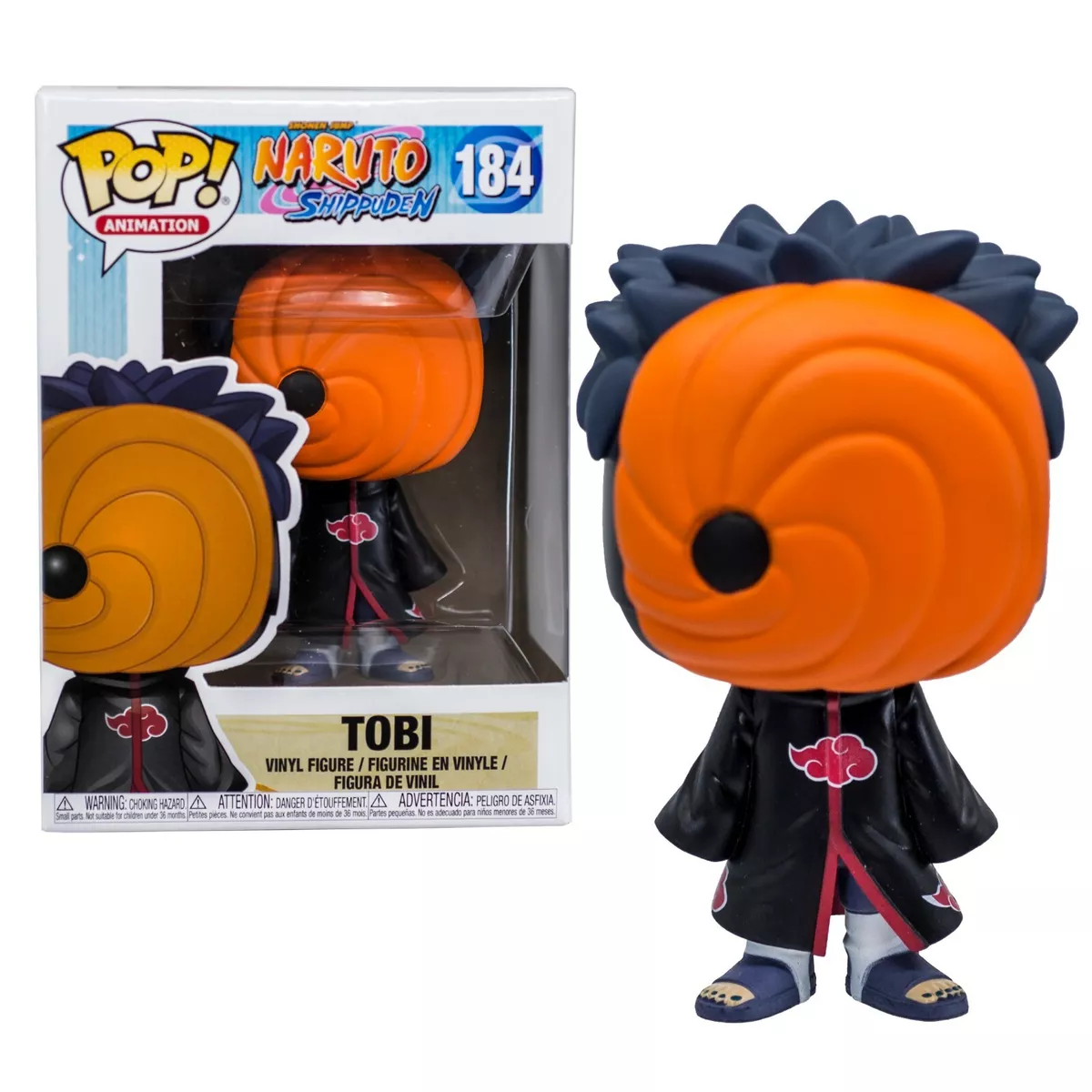 NARUTO - POP N° 184 - Tobi : : Bobble Head POP Funko Naruto