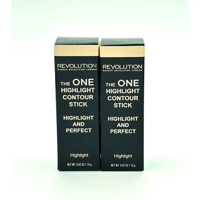 2 Pack - Revolution The One Highlight Contour Sticks HIGHLIGHT Stick Illuminator