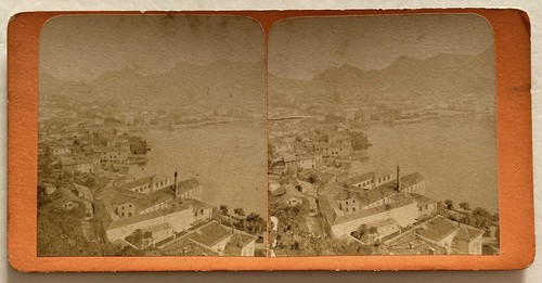 Le Sénat PARIS FRANCE c1870 Photo Stereo Vintage Albumine P70L4n