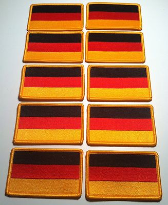 German Flag Patch With Velcro 7 X 5 Cm - Foto 4