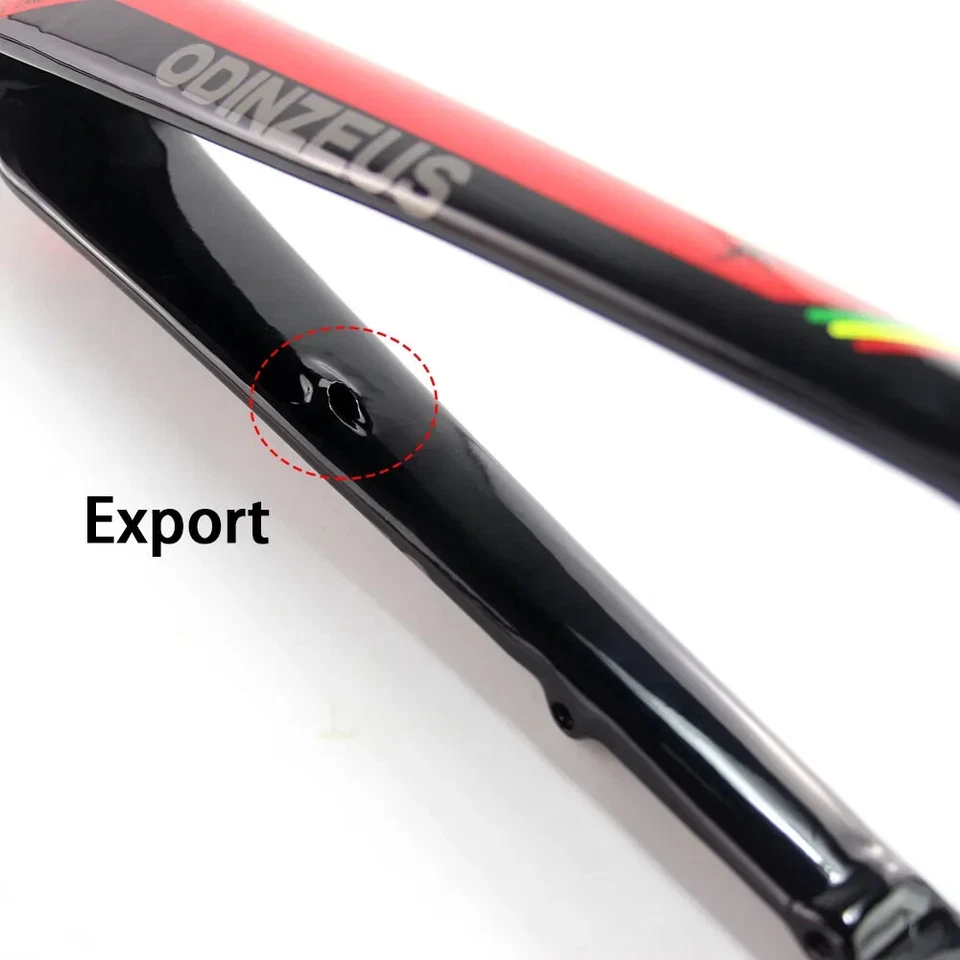 700C Full Carbon Fiber Road Bicycle Rigid Fork Disc Rim Brake Round Tapered Tube - Image 4 of 4