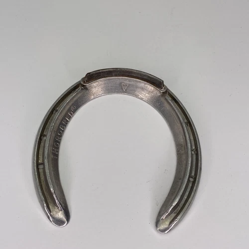 Vintage Thorobred Horseshoe #4 Aluminum With Steel Top Insert Thoro’Bred New