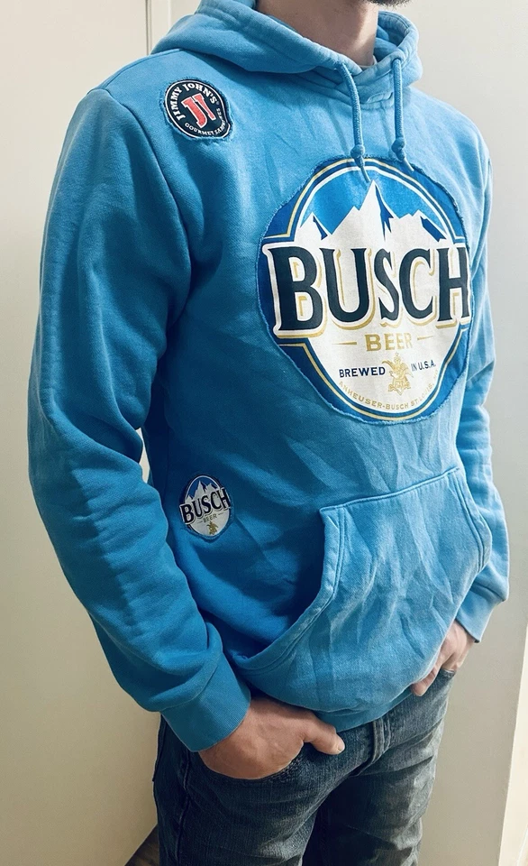 Sudadera Personalizada Reciclada Reelaborada Busch Cerveza Ligera Talla S/M Foto 2 de 3