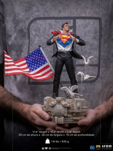Iron Studios DC Comics Clark Kent Superman Deluxe Art Scale 1/10 Statue INSTOCK