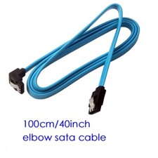 100cm 6Gbps SATA 3.0 cable for HDD SSD Hard Drive Data elbow Head High Speed