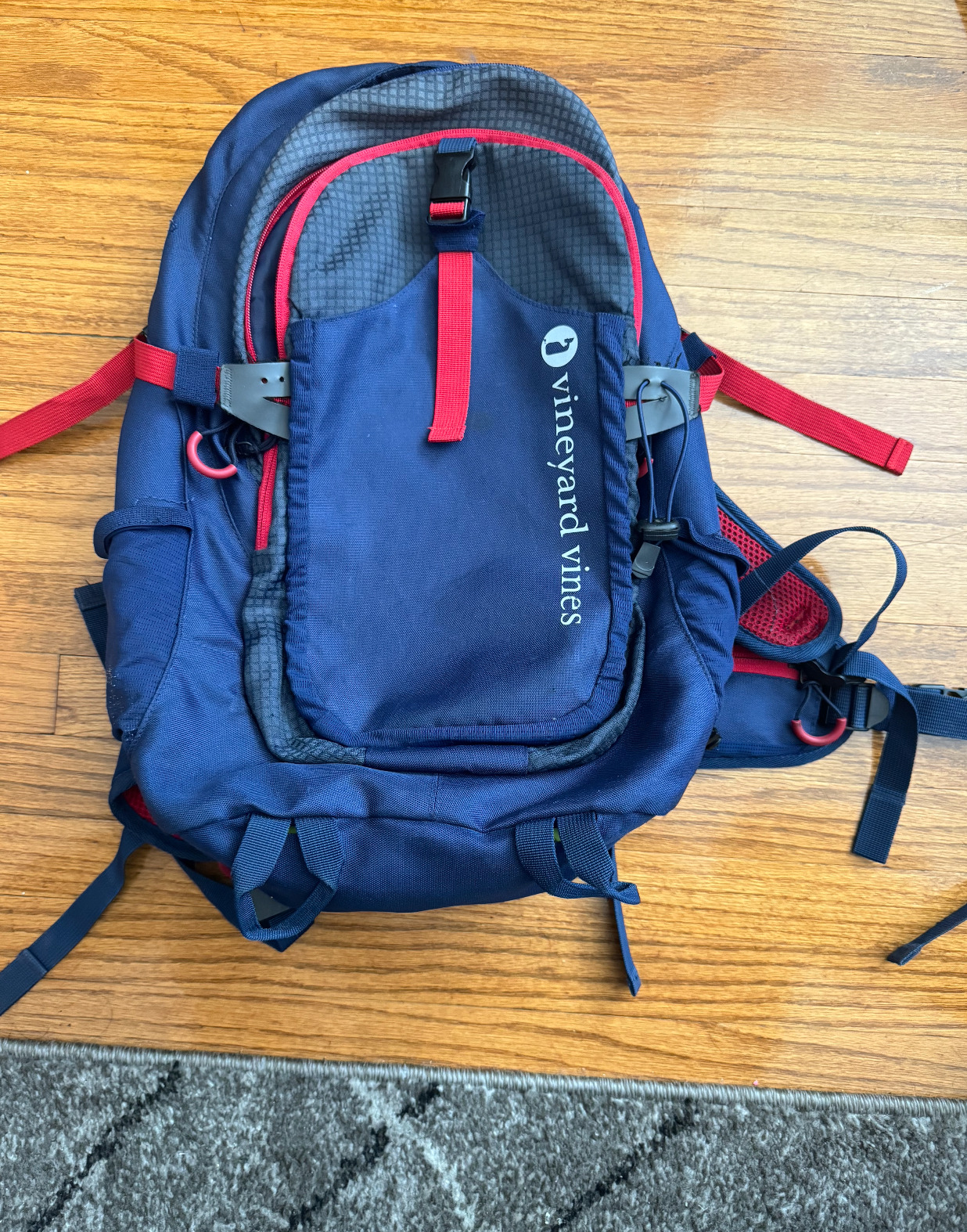 Vineyard Vines Backpack - Blue and Red 