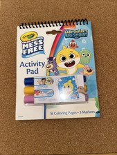 Color Wonder Crayola Baby Shark Mess Free Activity Pad With 3 Markers New