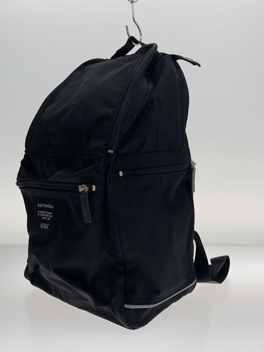 Marimekko Backpack, Polyester, Black, Solid Color… - image 2