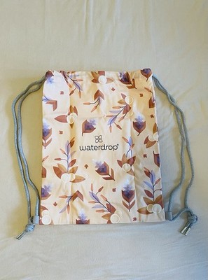 Waterdrop, Rucksack, Stoffbeutel, Sportbeutel, Turnbeutel, Baumwolle, Denim