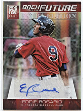 2012 Panini Elite Extra Edition Eddie Rosario AUTO ROOKIE 183/699 Atlanta Braves