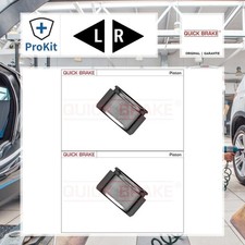 2x ORIGINAL® Quick Brake Kolben, Bremssattel Vorne für Opel MANTA B KADETT C