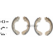Textar 91065000 Bremsbackensatz für KIA RIO DC