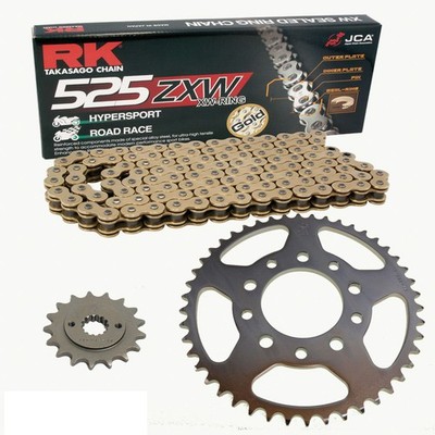 Kettensatz Suzuki GSX-R 1000 07-08 CONVERSION Kette RK GB 525 ZXW 112 offen G
