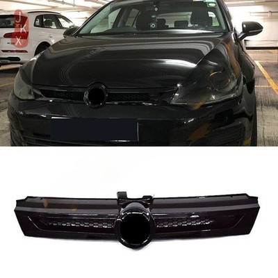 Fits for Golf 7 MK7 2018 2019 2020 Glossy Black Front Grille Upgrade New Style