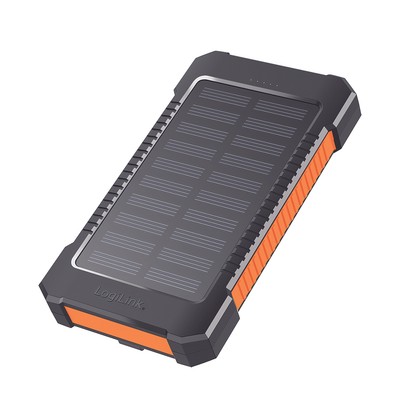 Powerbank Solar 6000mAh USB-C Taschenlampe Power Bank Handy Smartphone Outdoor