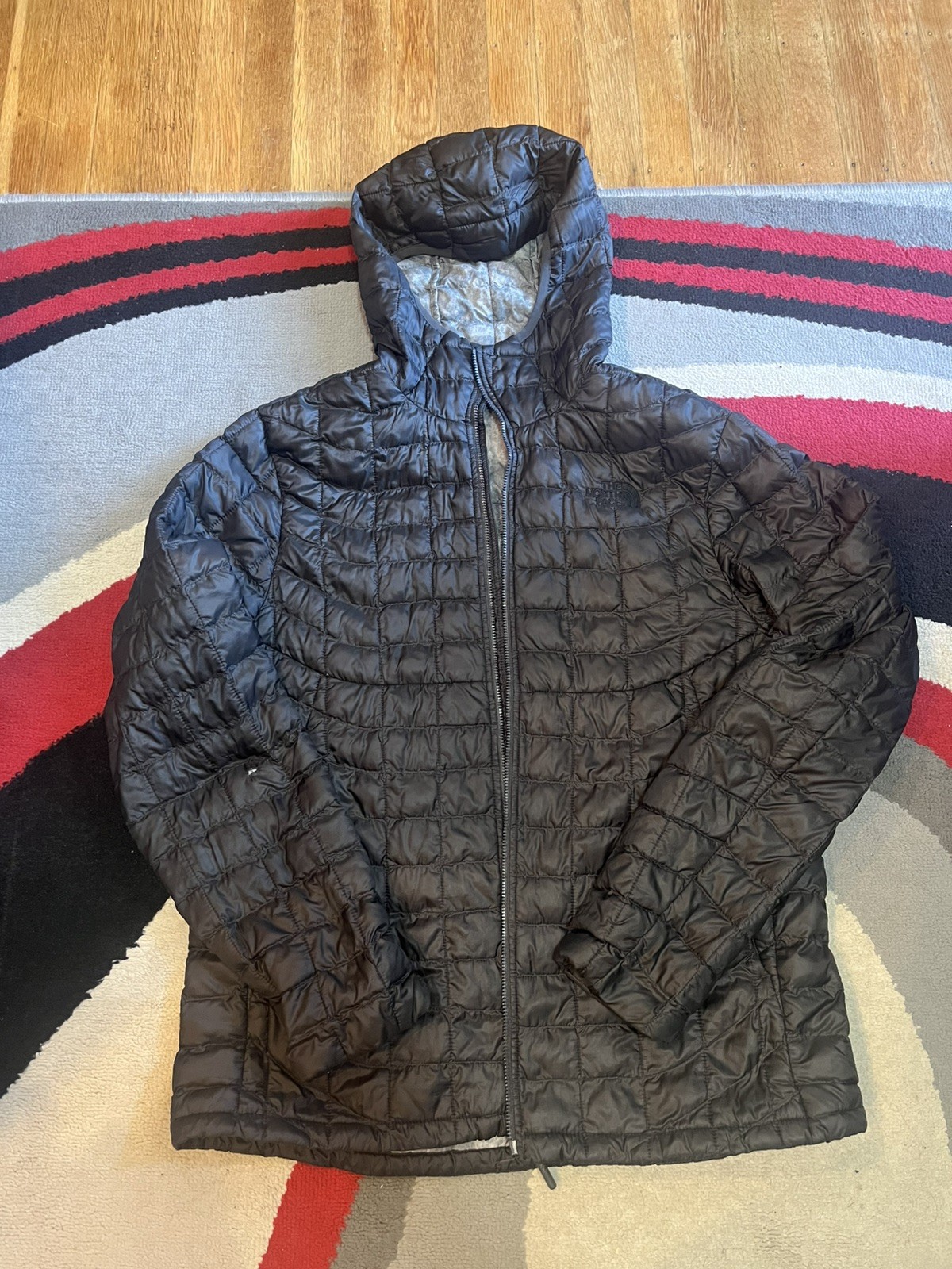 THE NORTH FACE Men's Thermoball Hoodie Insulated Jacket Large Outdoor (read)