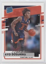 2021 Panini Chronicles Draft Picks Donruss Rated Rookies Black Ayo Dosunmu 0z0