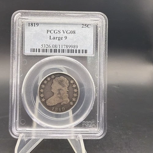 1819-P Capped Bust Quarter — photo from another recent sale