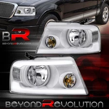 For 2004-2008 F-150 Pickup Mark LT LED DRL Bar Headlights Signal Lamp Pair White