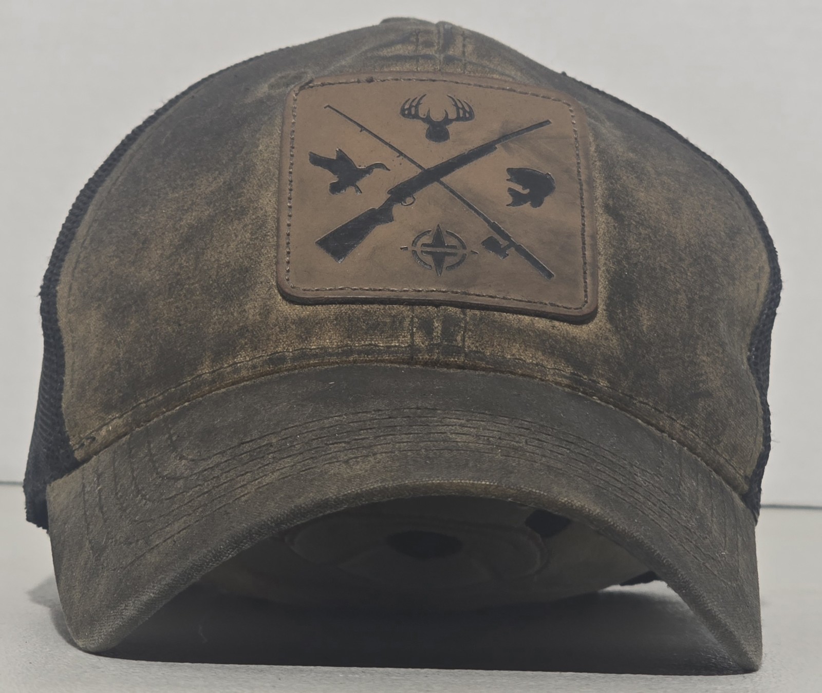 Trophy Tracker Brown Adjustable Snapback Mens Bro… - image 1
