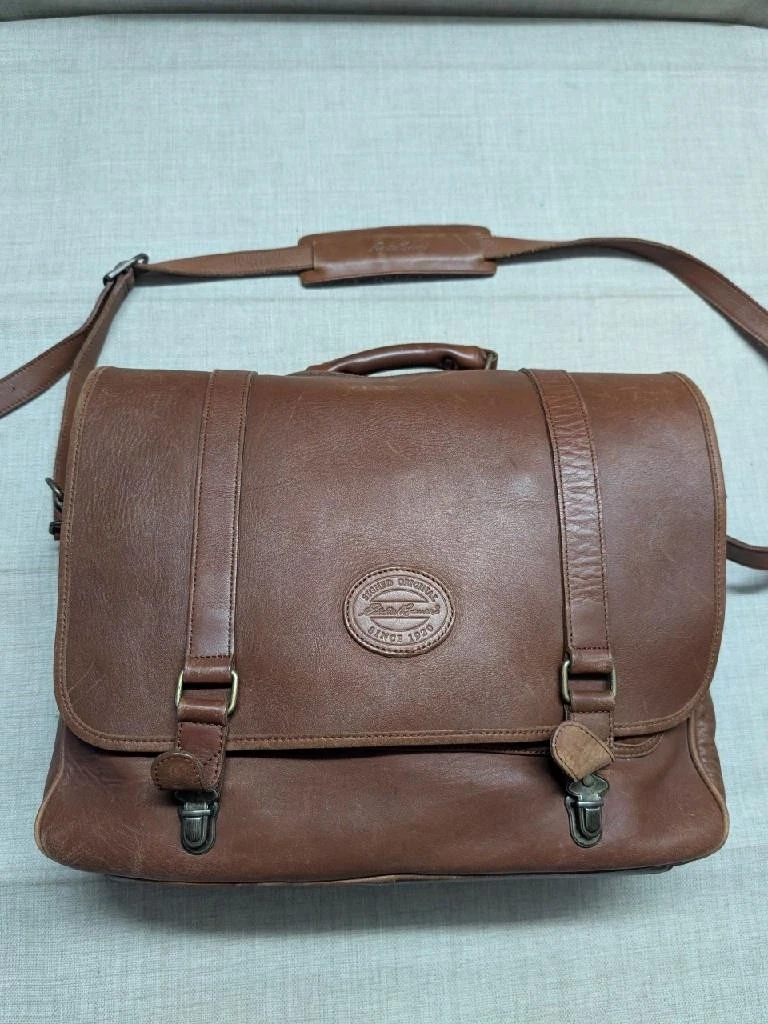 Eddie Bauer Men's Leather Messenger Bags for sale | eBay