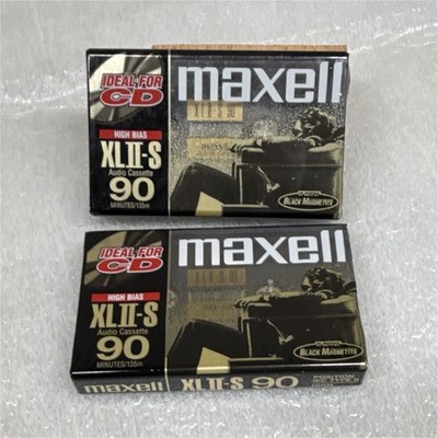 Maxell XLII-S 90 Audio Cassette Tape High Bias IEC Type II 90 min Shrink Wrap