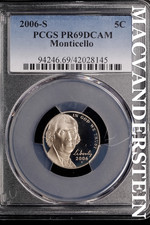 2006-S Jefferson Nickel - PCGS PR69DCAM - Scarce  No Reserve  #SLK256