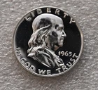 1963-Franklin Proof Half Dollar-90% Silver-No Reserve