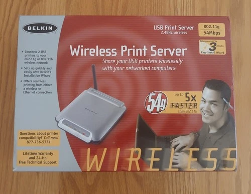 Belkin F1UP0001 Wireless USB Print Server