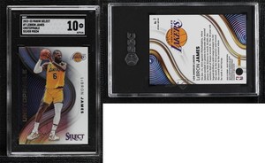 2022-23 Panini Select Unstoppable Silver Prizm LeBron James #7 SGC 10 GEM