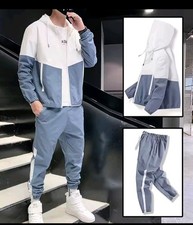Mens Casual and Sportwear Hoodie and Pants 2 Piece Set Tracksuit Sweatsuit